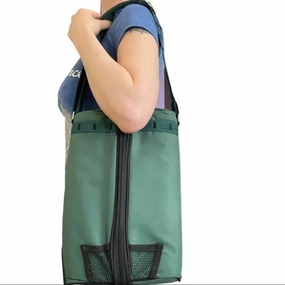 Insulated Wine Tote Portable Caddy Set Travel Bag Picnic Kit - Picture 6 of 7